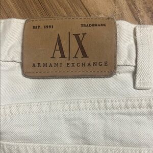 Vintage Men’s A/X Armani Exchange Cream Pants USA made Sz 30 x 28 1/2